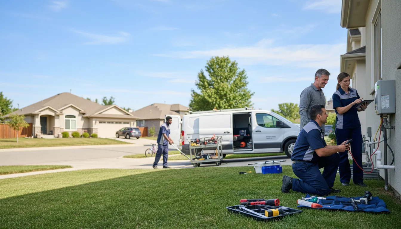 Tankless water heater service in Middleburg, OH